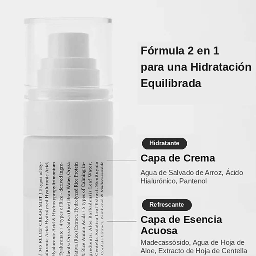 345 RELIEF CREAM MIST DE DR. ALTHEA (BRUMA PARA PARA HIDRATACI&Oacute;N Y CALMA)
